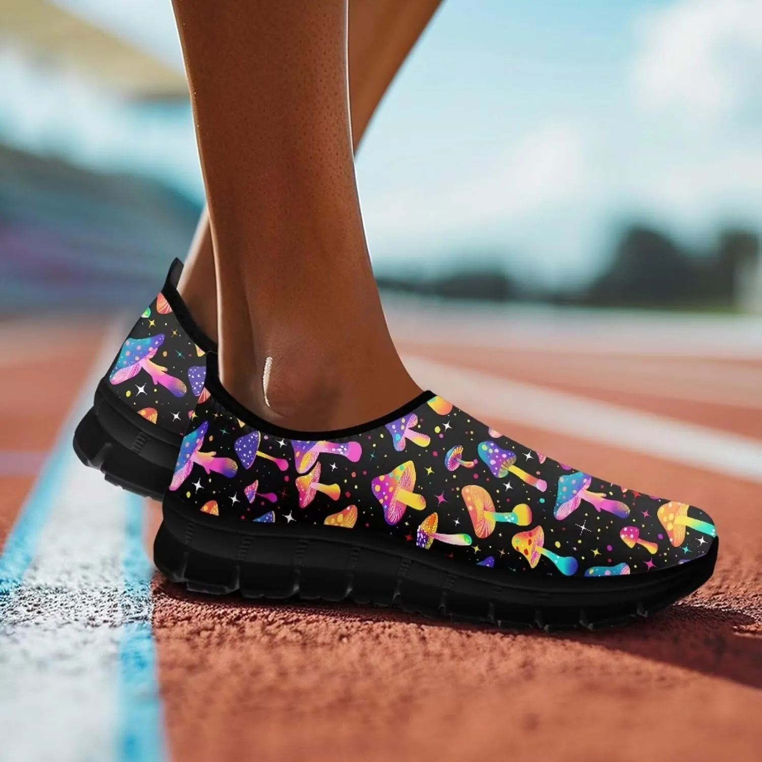 Aesthetic Plant Botanical Loafer Womens Slip On Shoes Non Slip Breathable Tennis Shoes Travel Work Shoes