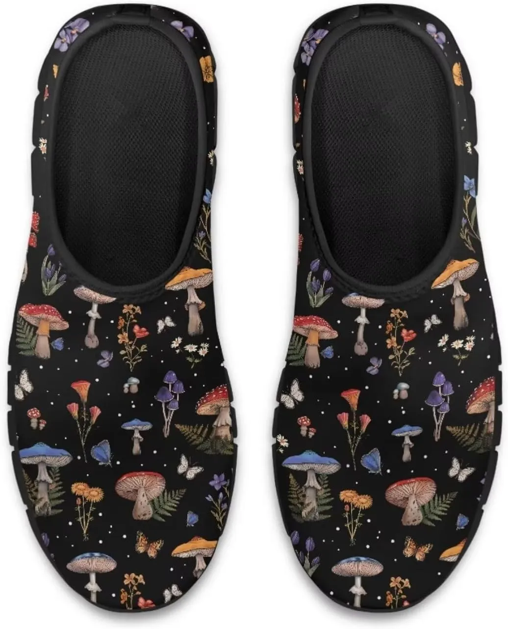 Aesthetic Plant Botanical Loafer Womens Slip On Shoes Non Slip Breathable Tennis Shoes Travel Work Shoes