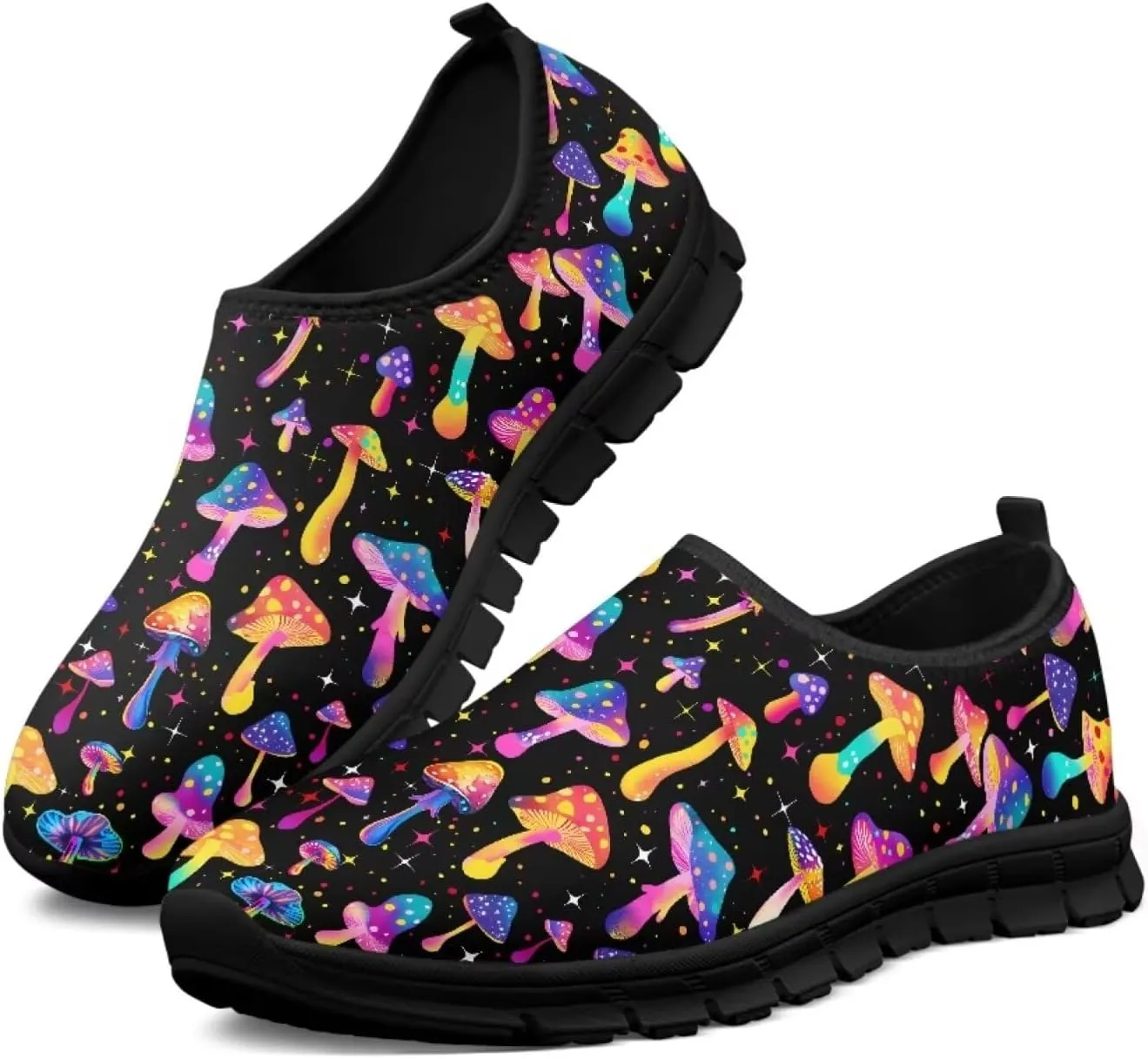 Aesthetic Plant Botanical Loafer Womens Slip On Shoes Non Slip Breathable Tennis Shoes Travel Work Shoes