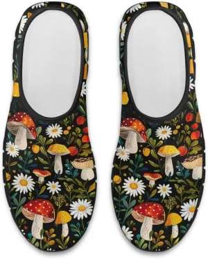 Aesthetic Plant Botanical Loafer Womens Slip On Shoes Non Slip Breathable Tennis Shoes Travel Work Shoes