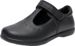 Ahannie Girls Mary Jane School Uniform Shoes Black Dress Flats (Toddler/Little Kid)