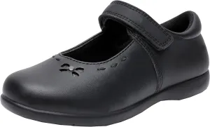 Ahannie Girls Mary Jane School Uniform Shoes Black Dress Flats (Toddler/Little Kid)