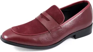 Amali Fay Velvet Men’s Slip-On Shoes with Gold Chain Ornament Dress Shoes for Men Velvet Formal Loafers for Men The Original Smoking Men Tuxedo Dress Shoes