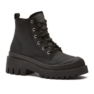 Andrea Chunky Boots, Canvas 77383