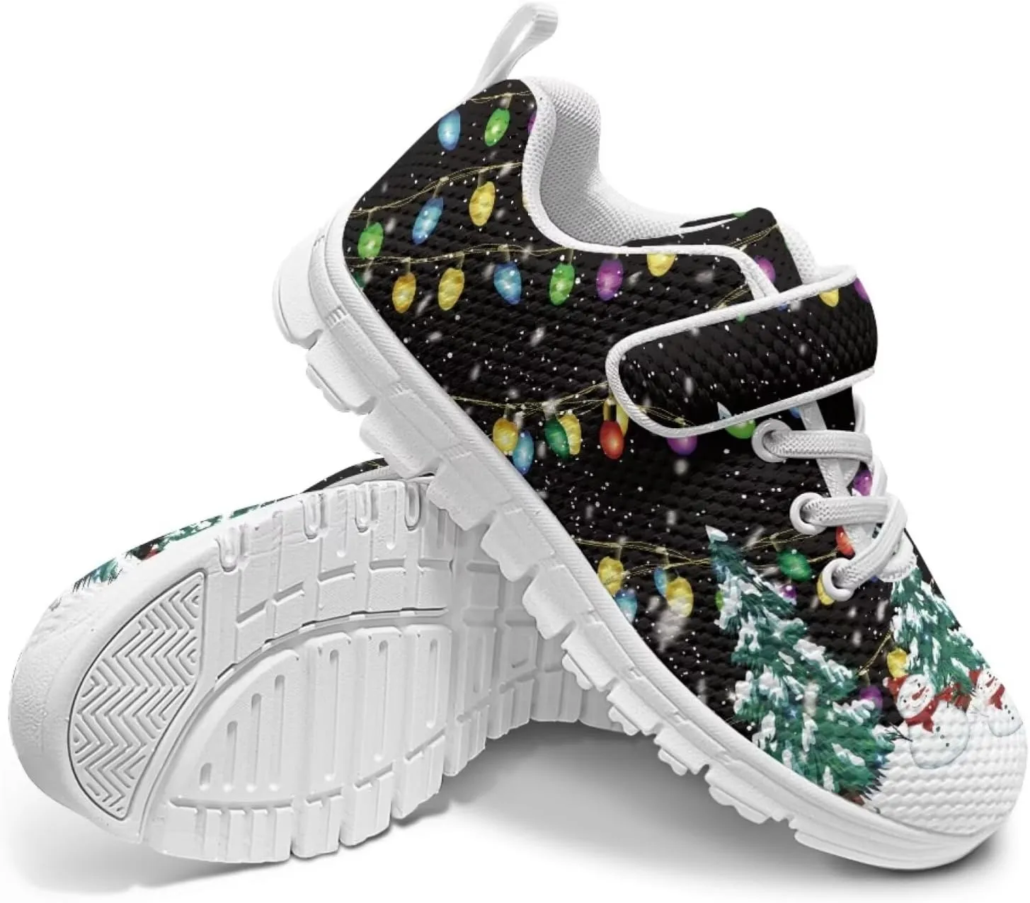 Athletic Sneaker for Boys Girls Casual Hiking Shoes Non Slip Tennis Fitness Walking Strap Sneakers