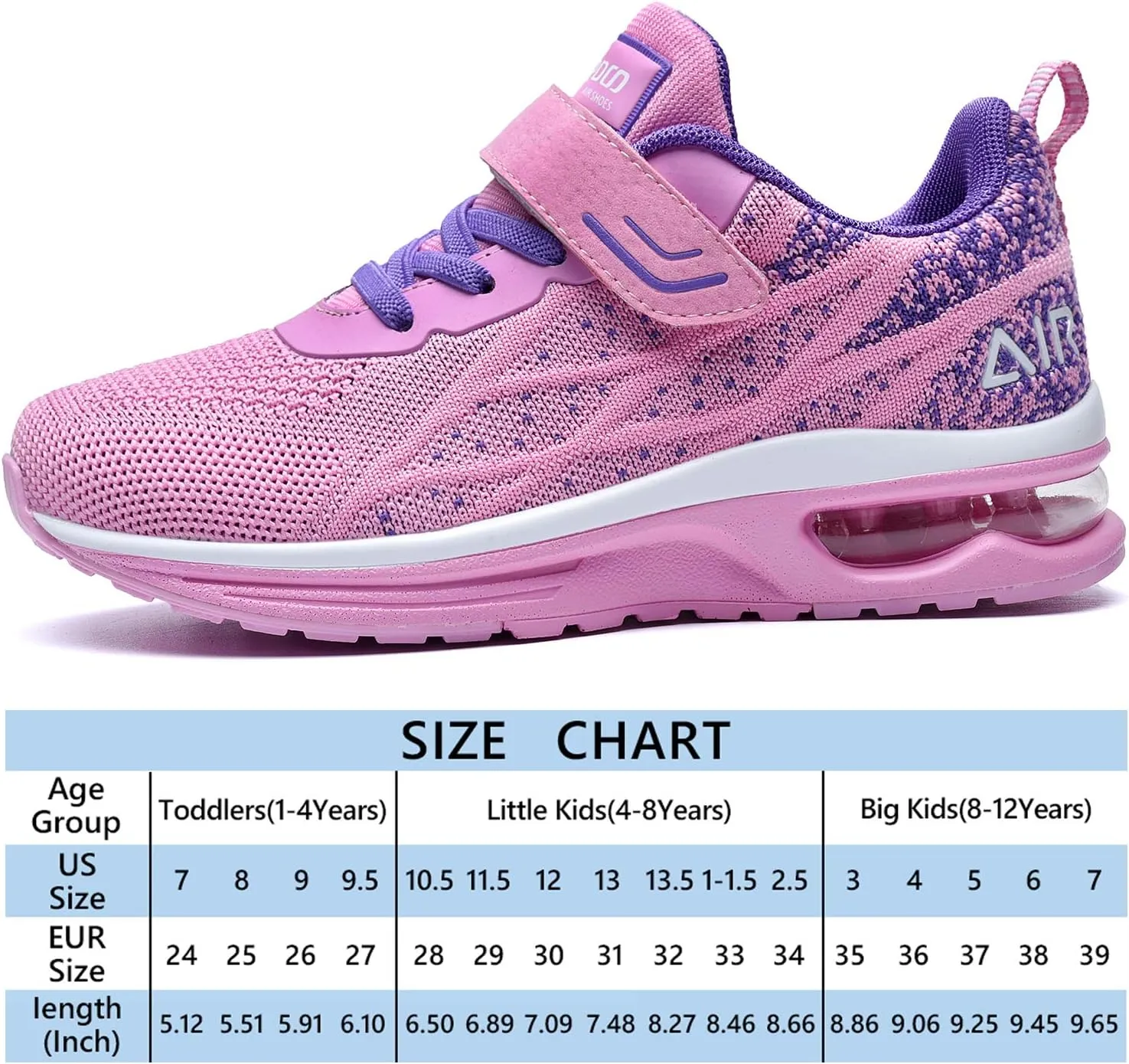 Autper Kids Air Tennis Running Shoes Memory Foam Athletic Lightweight Sports Walking Sneakers for Boys Girls (Little Kid/Big Kid)