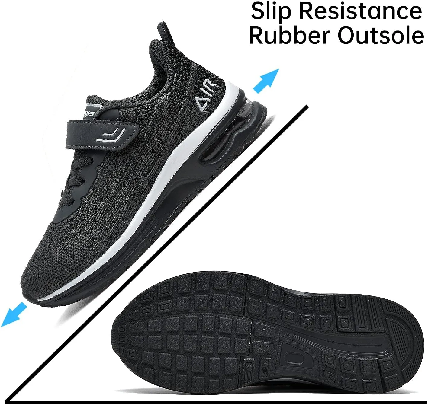 Autper Kids Air Tennis Running Shoes Memory Foam Athletic Lightweight Sports Walking Sneakers for Boys Girls (Little Kid/Big Kid)