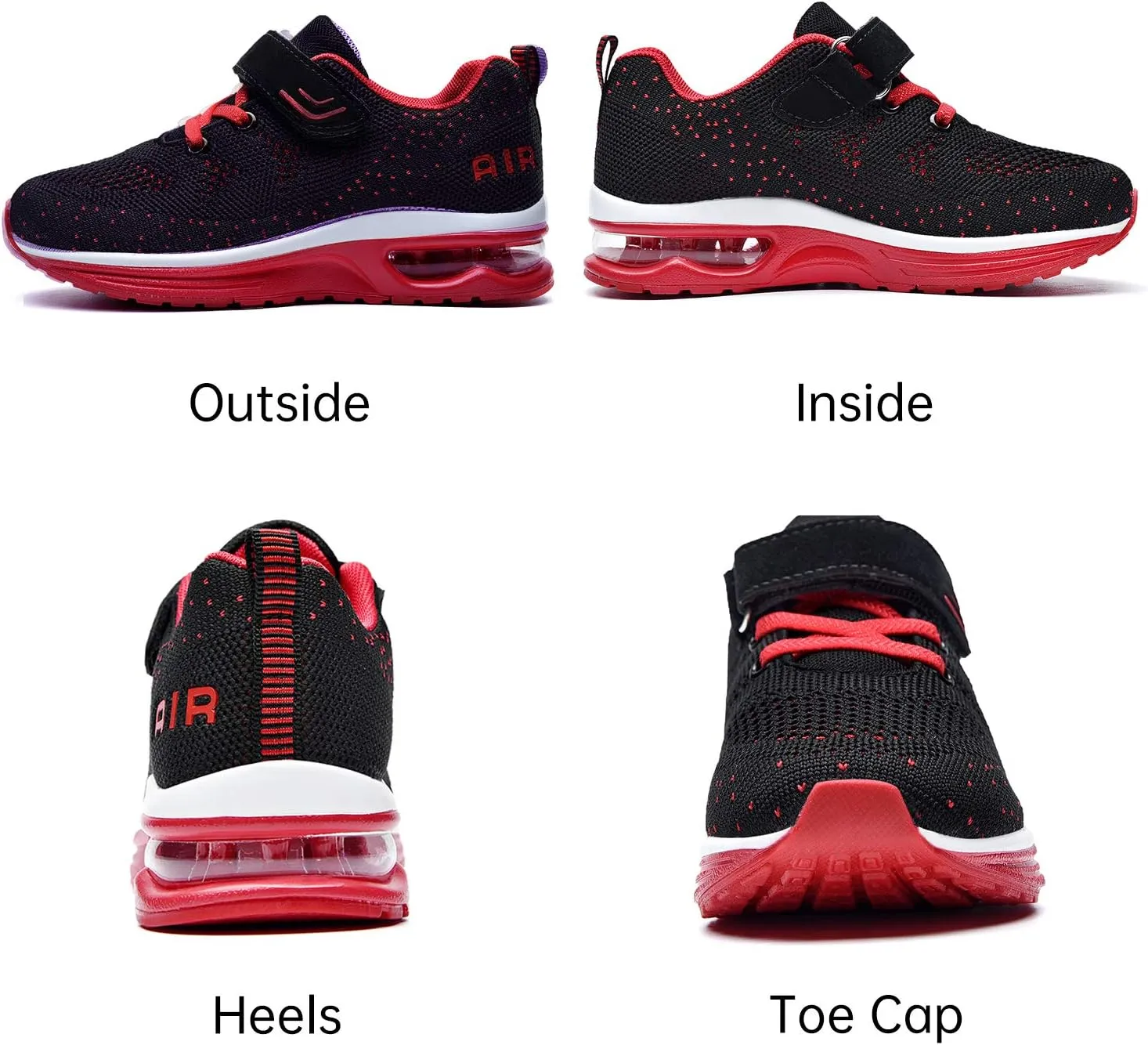 Autper Kids Air Tennis Running Shoes Memory Foam Athletic Lightweight Sports Walking Sneakers for Boys Girls (Little Kid/Big Kid)