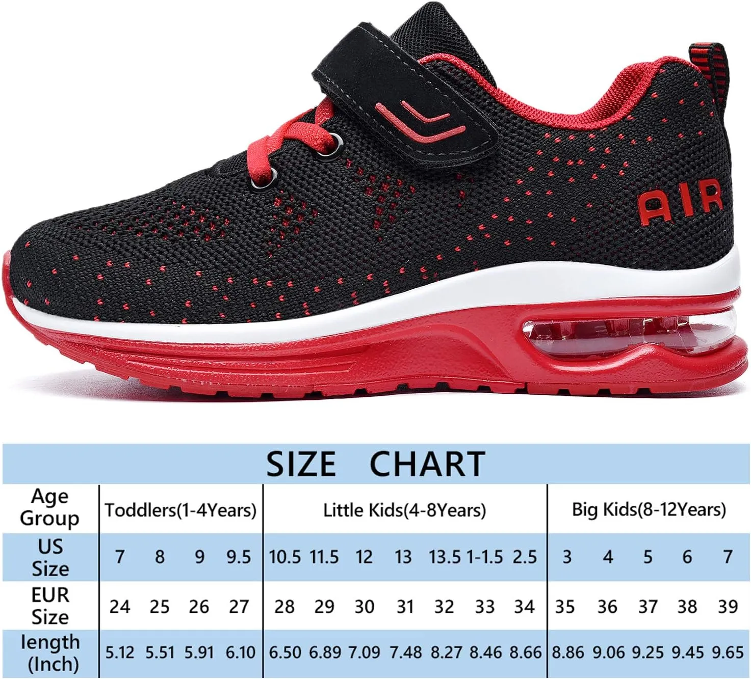 Autper Kids Air Tennis Running Shoes Memory Foam Athletic Lightweight Sports Walking Sneakers for Boys Girls (Little Kid/Big Kid)