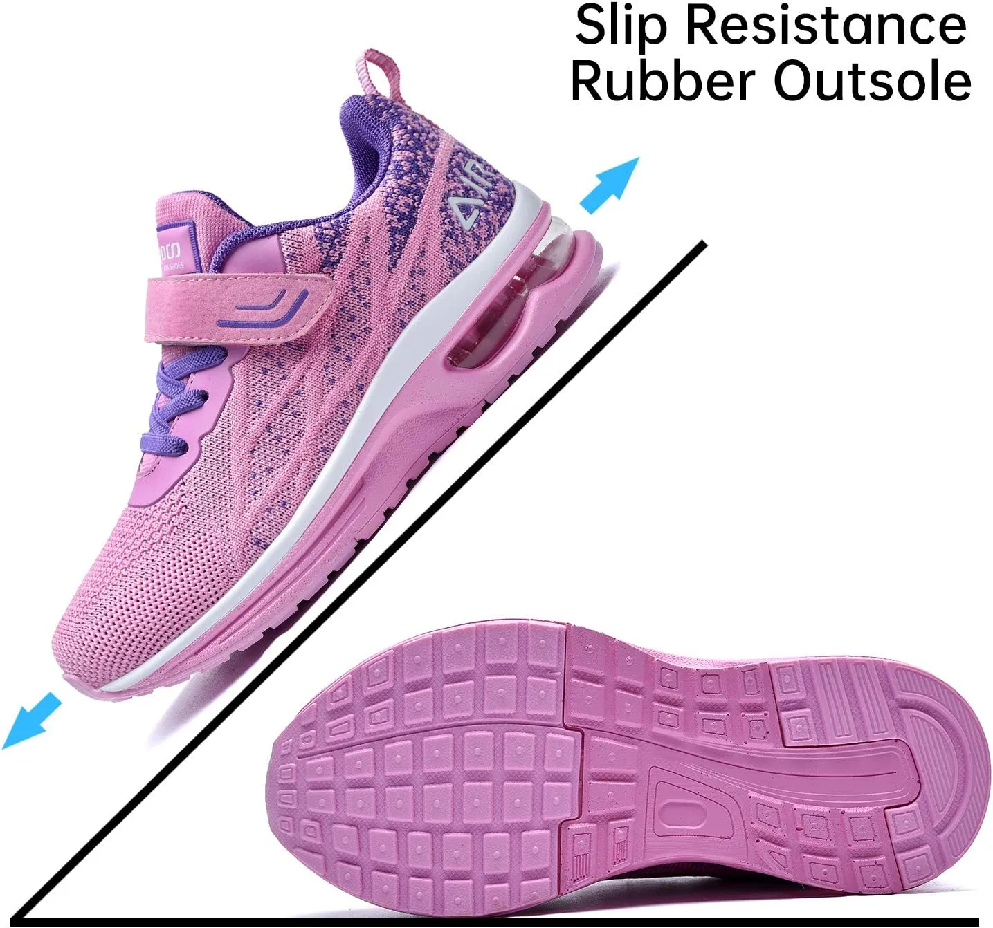 Autper Kids Air Tennis Running Shoes Memory Foam Athletic Lightweight Sports Walking Sneakers for Boys Girls (Little Kid/Big Kid)