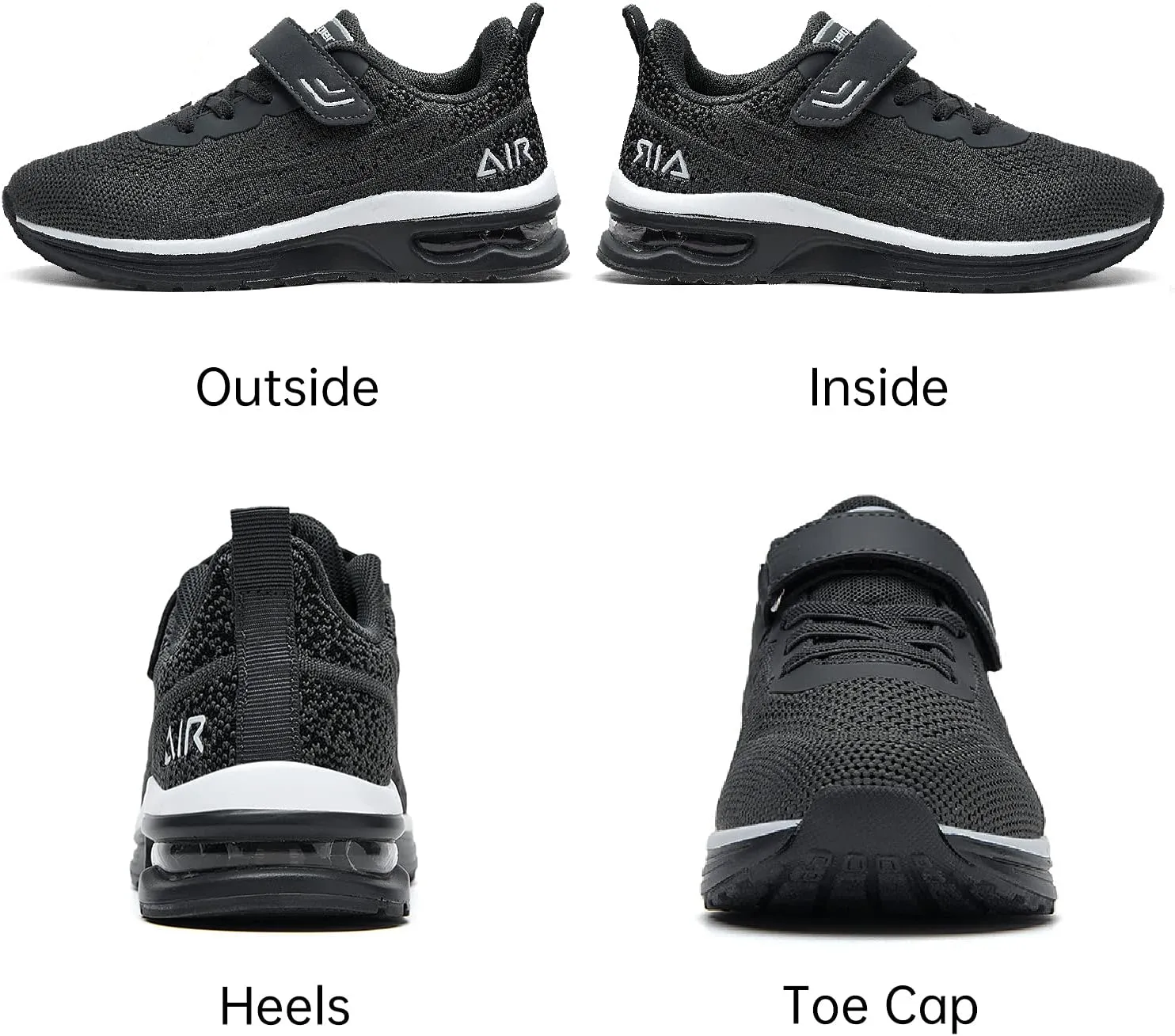 Autper Kids Air Tennis Running Shoes Memory Foam Athletic Lightweight Sports Walking Sneakers for Boys Girls (Little Kid/Big Kid)