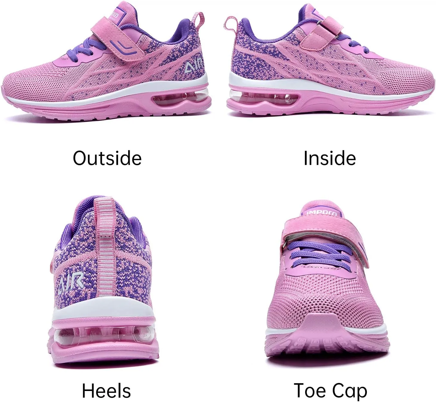 Autper Kids Air Tennis Running Shoes Memory Foam Athletic Lightweight Sports Walking Sneakers for Boys Girls (Little Kid/Big Kid)