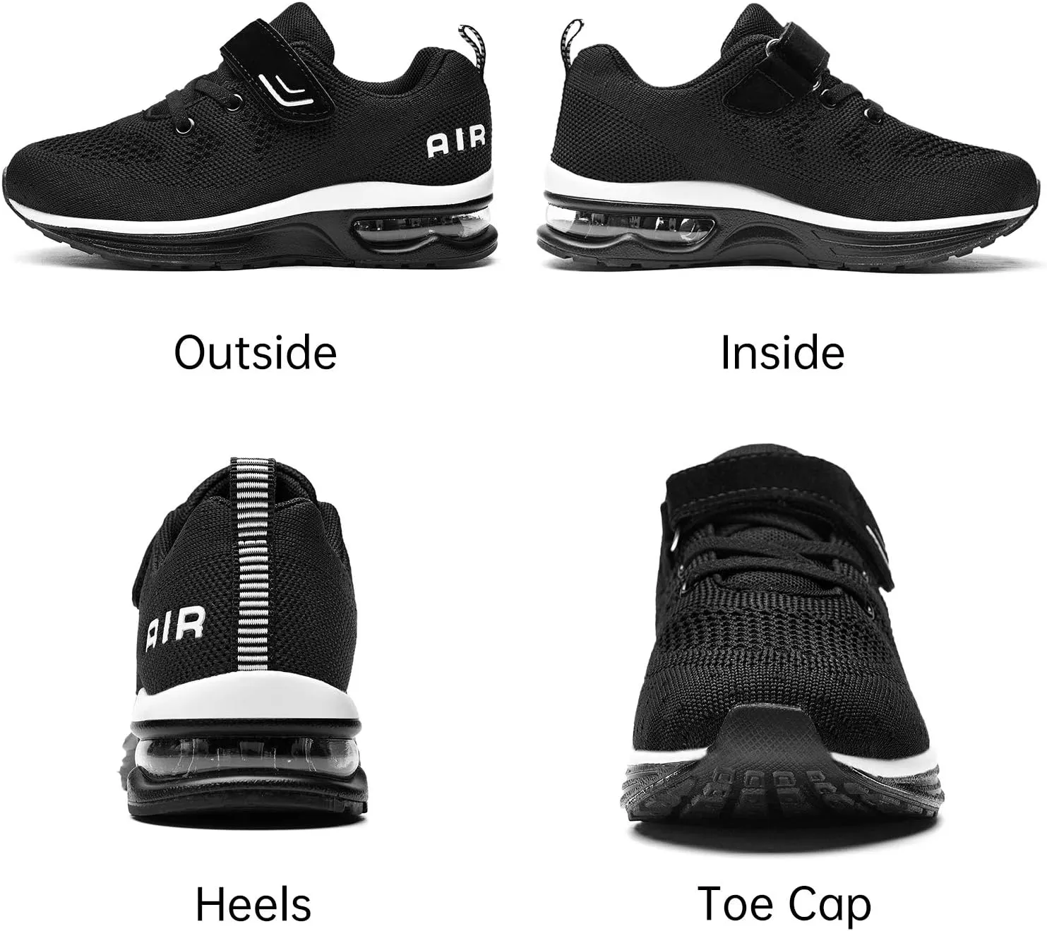 Autper Kids Tennis Running Shoes Memory Foam Athletic Lightweight Sports Walking Sneakers for Boys Girls (Little Kid/Big Kid)