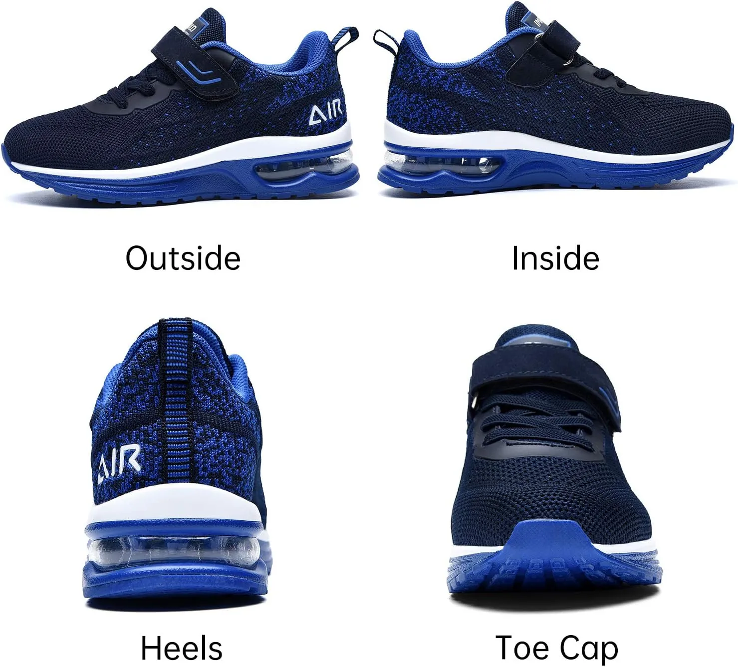 Autper Kids Tennis Running Shoes Memory Foam Athletic Lightweight Sports Walking Sneakers for Boys Girls (Little Kid/Big Kid)