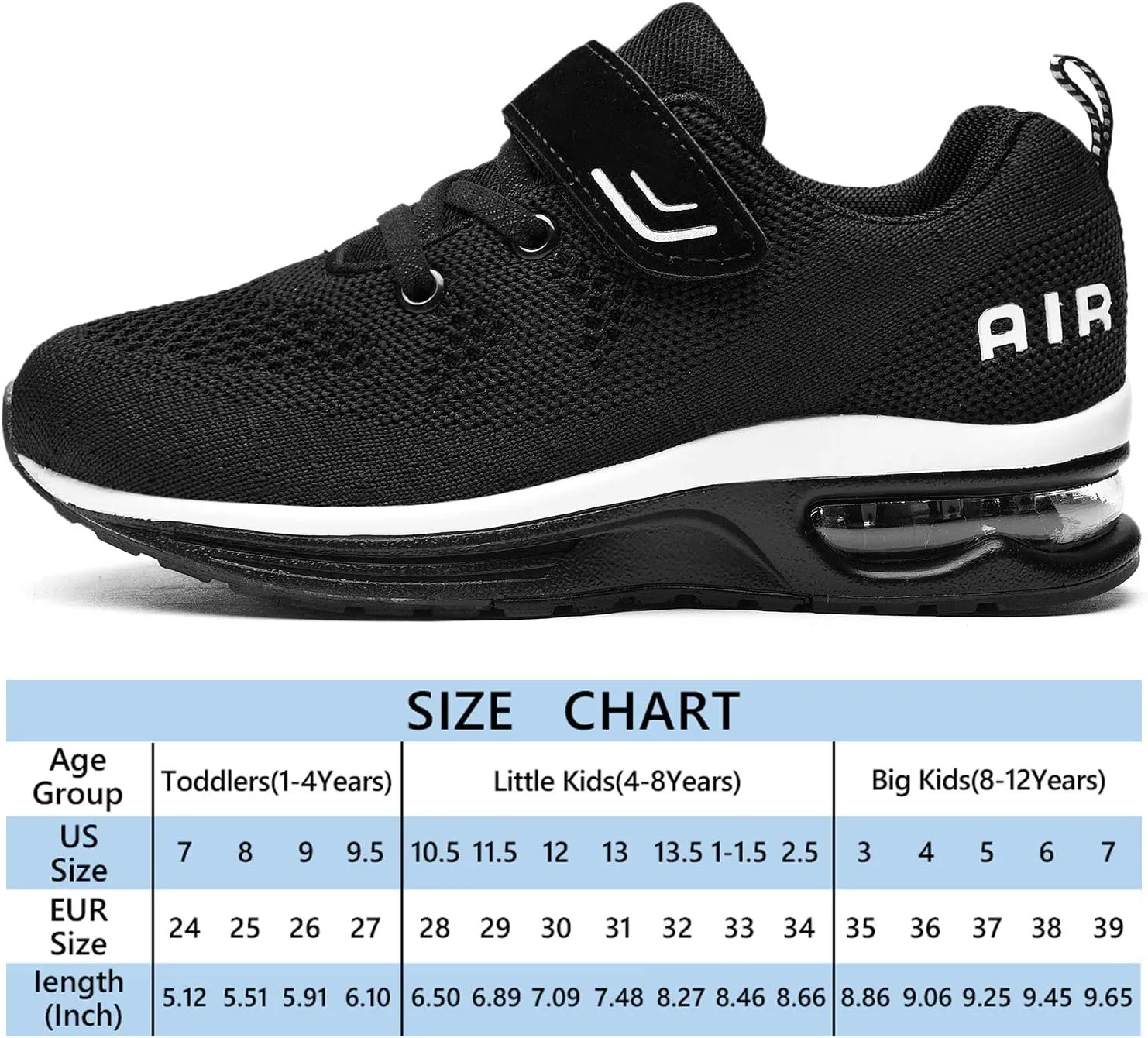 Autper Kids Tennis Running Shoes Memory Foam Athletic Lightweight Sports Walking Sneakers for Boys Girls (Little Kid/Big Kid)