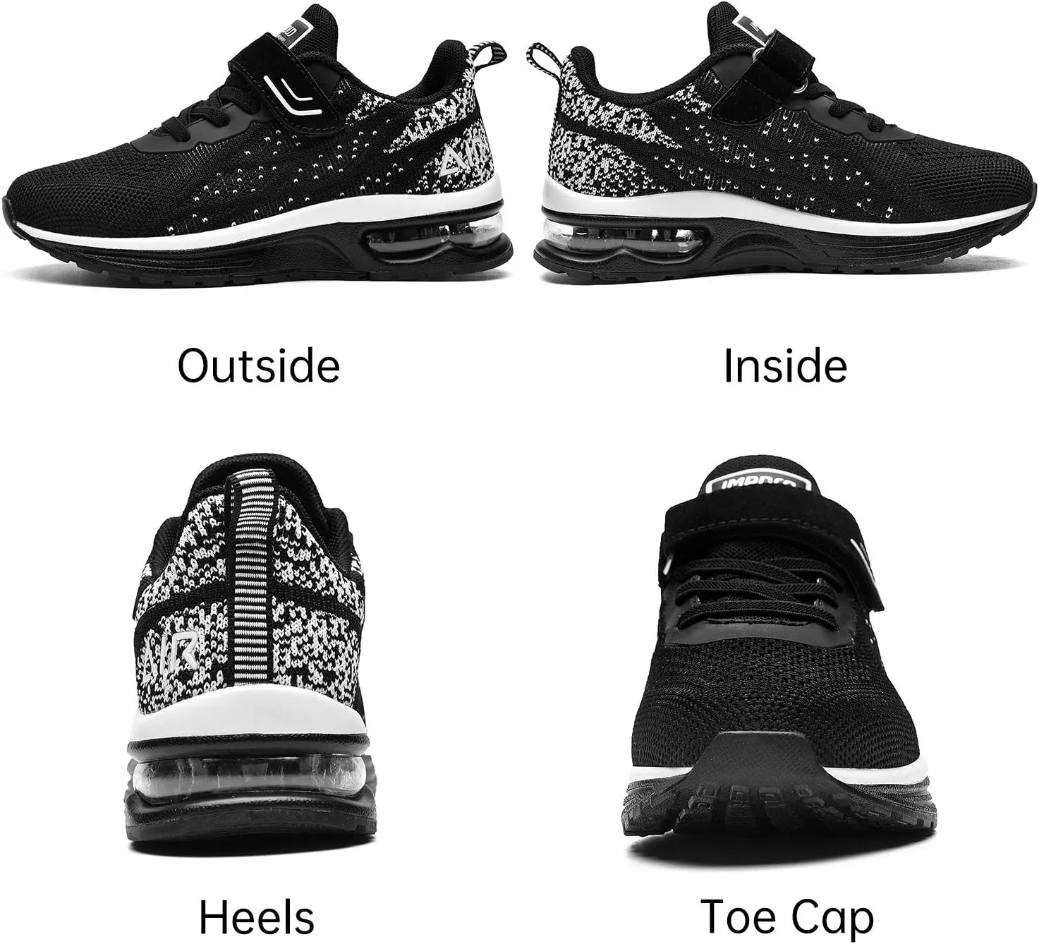 Autper Kids Tennis Running Shoes Memory Foam Athletic Lightweight Sports Walking Sneakers for Boys Girls (Little Kid/Big Kid)