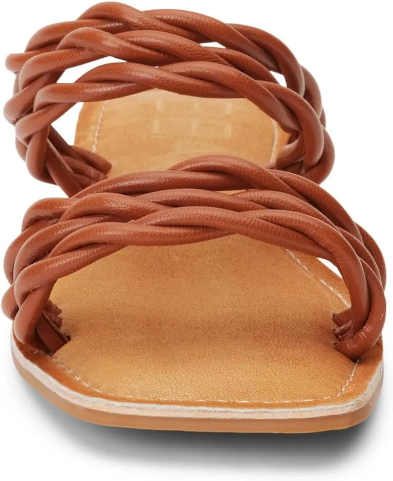 BEACH by Matisse Womens Amalia Braided Slide Flat Casual Sandals Casual - White