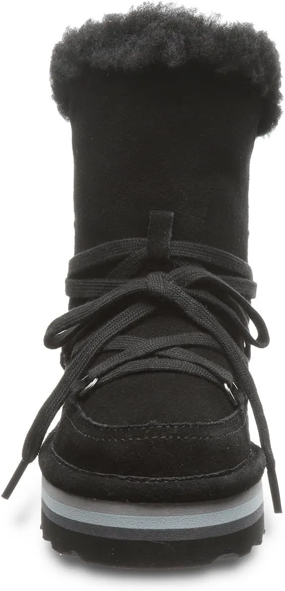 BEARPAW Retro Mondi Youth Boot | Youth's Ankle Boot | Kid's Lace-up Boot | Comfortable Winter Boot