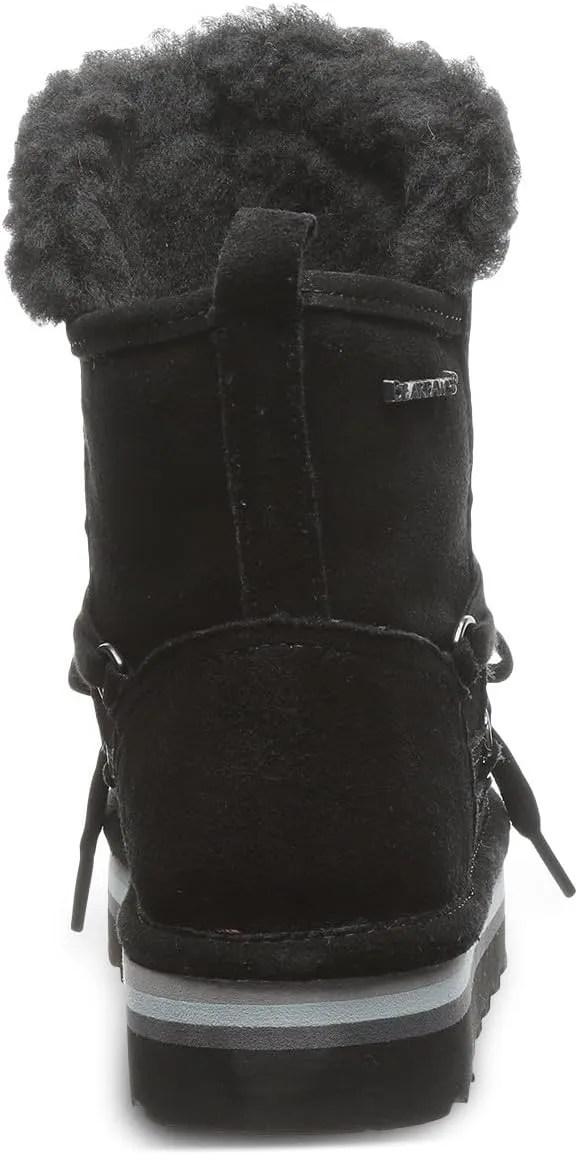 BEARPAW Retro Mondi Youth Boot | Youth's Ankle Boot | Kid's Lace-up Boot | Comfortable Winter Boot