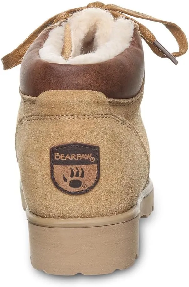 BEARPAW Sam Youth Boot | Youth's Ankle Boot | Youth's Lace-up Boot | Comfortable Winter Boot