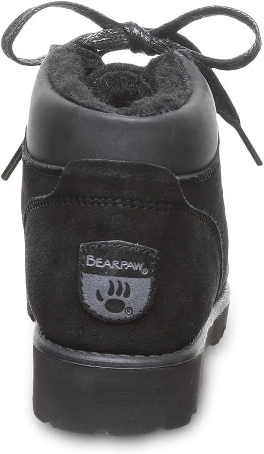 BEARPAW Sam Youth Boot | Youth's Ankle Boot | Youth's Lace-up Boot | Comfortable Winter Boot