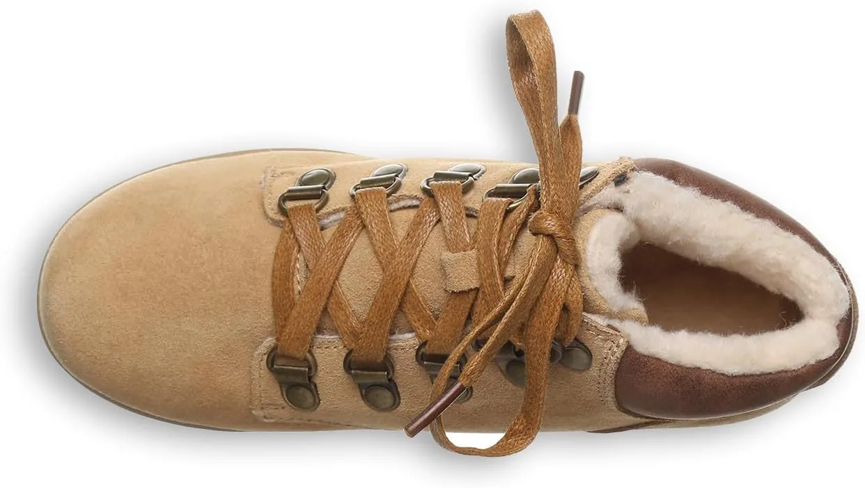 BEARPAW Sam Youth Boot | Youth's Ankle Boot | Youth's Lace-up Boot | Comfortable Winter Boot