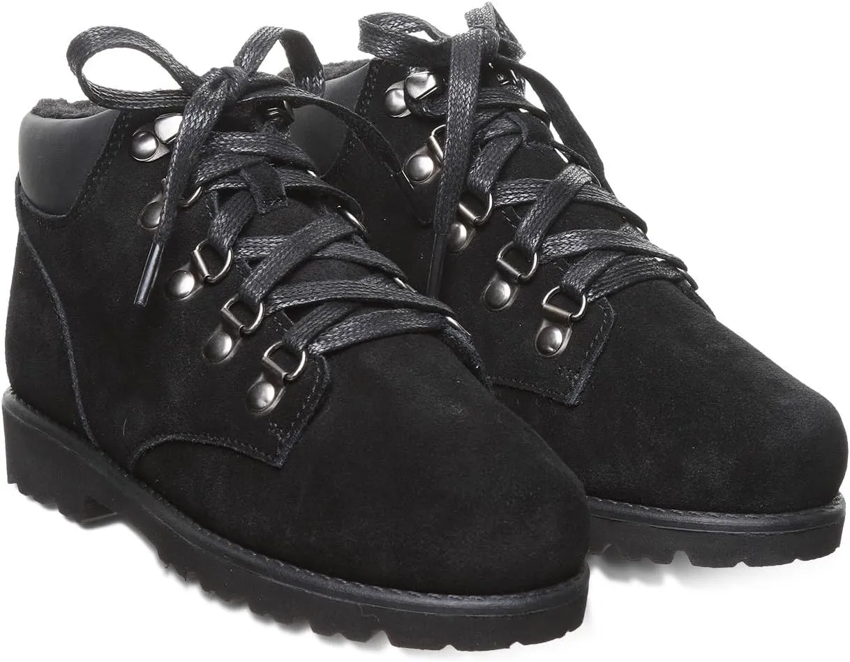 BEARPAW Sam Youth Boot | Youth's Ankle Boot | Youth's Lace-up Boot | Comfortable Winter Boot