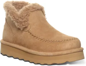 BEARPAW Womens Maeve Platform Lo Waterproof Suede Ankle Boots
