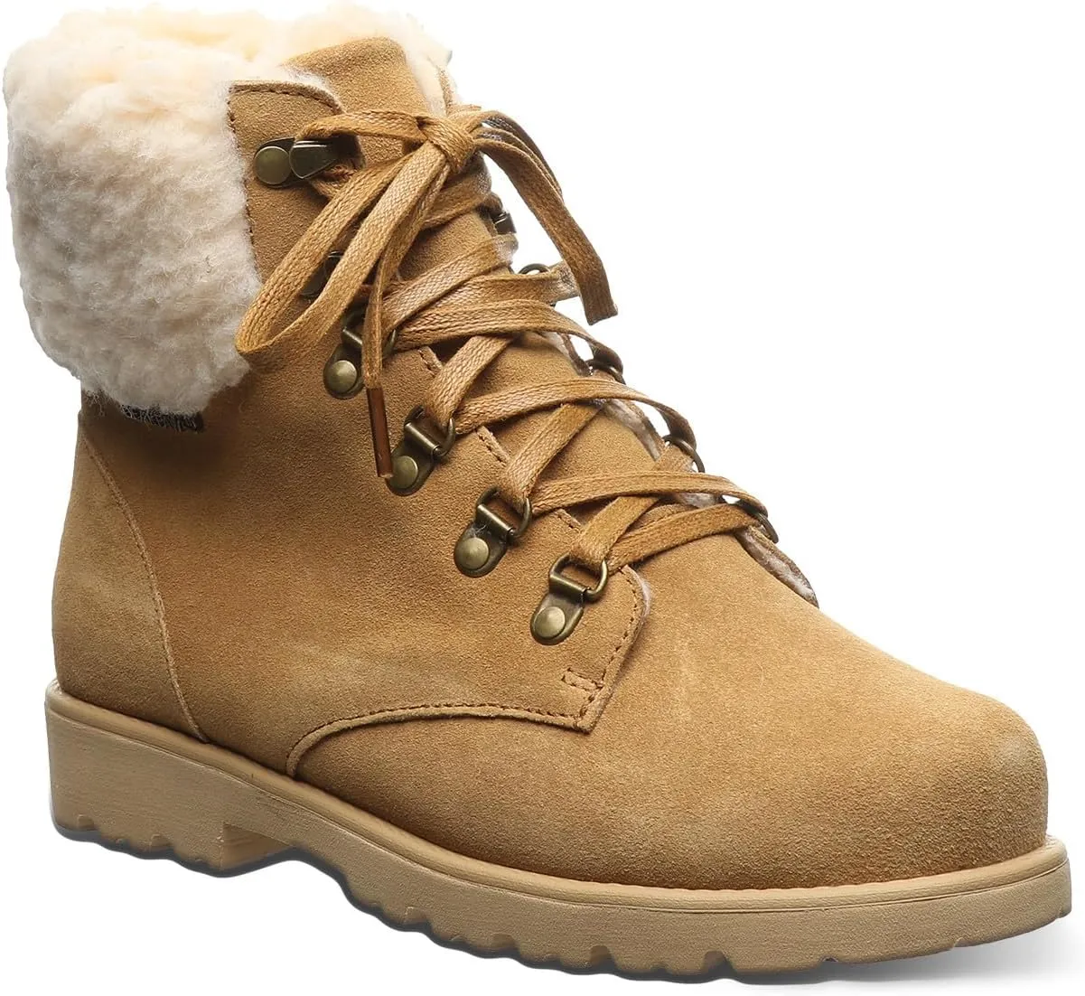 BEARPAW Women's Sam | Classic Suede Boot | Lightweight Lace-Up Boot - Multiple Sizes & Colors