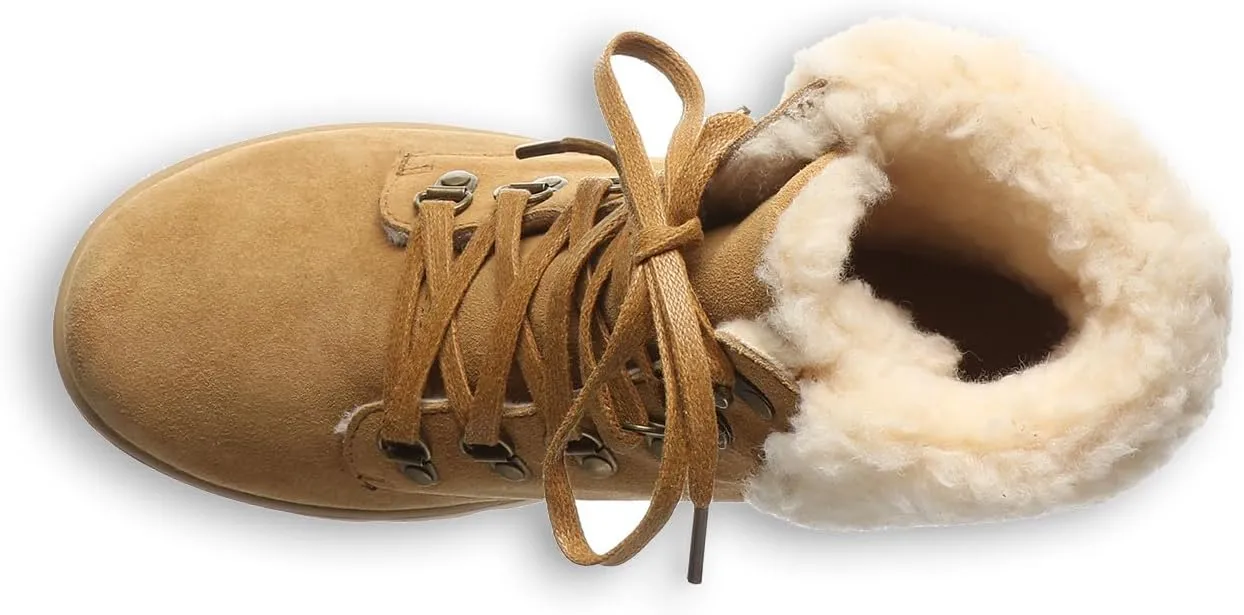 BEARPAW Women's Sam | Classic Suede Boot | Lightweight Lace-Up Boot - Multiple Sizes & Colors
