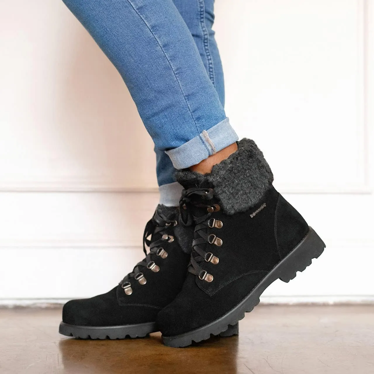 BEARPAW Women's Sam | Classic Suede Boot | Lightweight Lace-Up Boot - Multiple Sizes & Colors