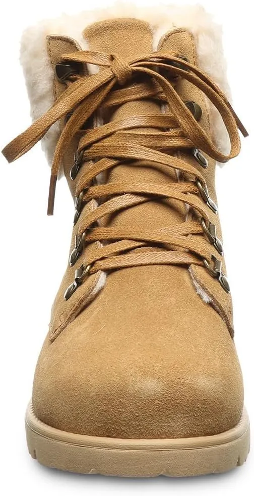 BEARPAW Women's Sam | Classic Suede Boot | Lightweight Lace-Up Boot - Multiple Sizes & Colors