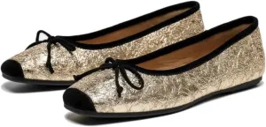 BEAU TODAY Mary Jane Shoes Women, Ballet Flats Shoes for Women, Buckle Strap Genuine Leather Flats, Comfortable Square Toe Dressy Mary Jane Flats Trendy