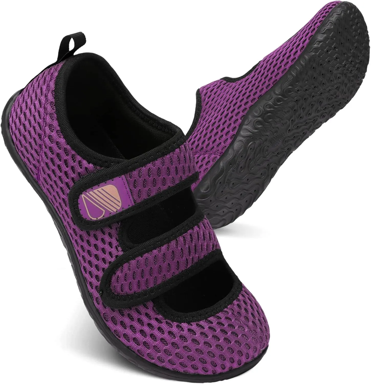 Besroad Womens Mens Lightweight Walking Shoes Adjustable Wide Diabetic Slippers Non-slip Sneakers Sandals
