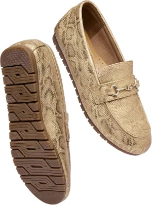 BGSTGUDS Women's Wide Loafers Shoes Cute Dressy Shoes Ladies Comfort Slip Ons Work Shoes