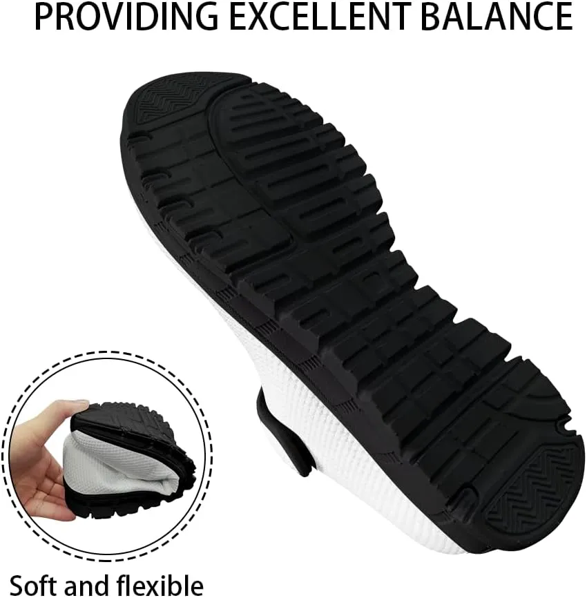 Binienty Casual Mary Jane Shoes for Women Buckle Strap Mesh Flats Women Dressy Comfortable Slip Ons