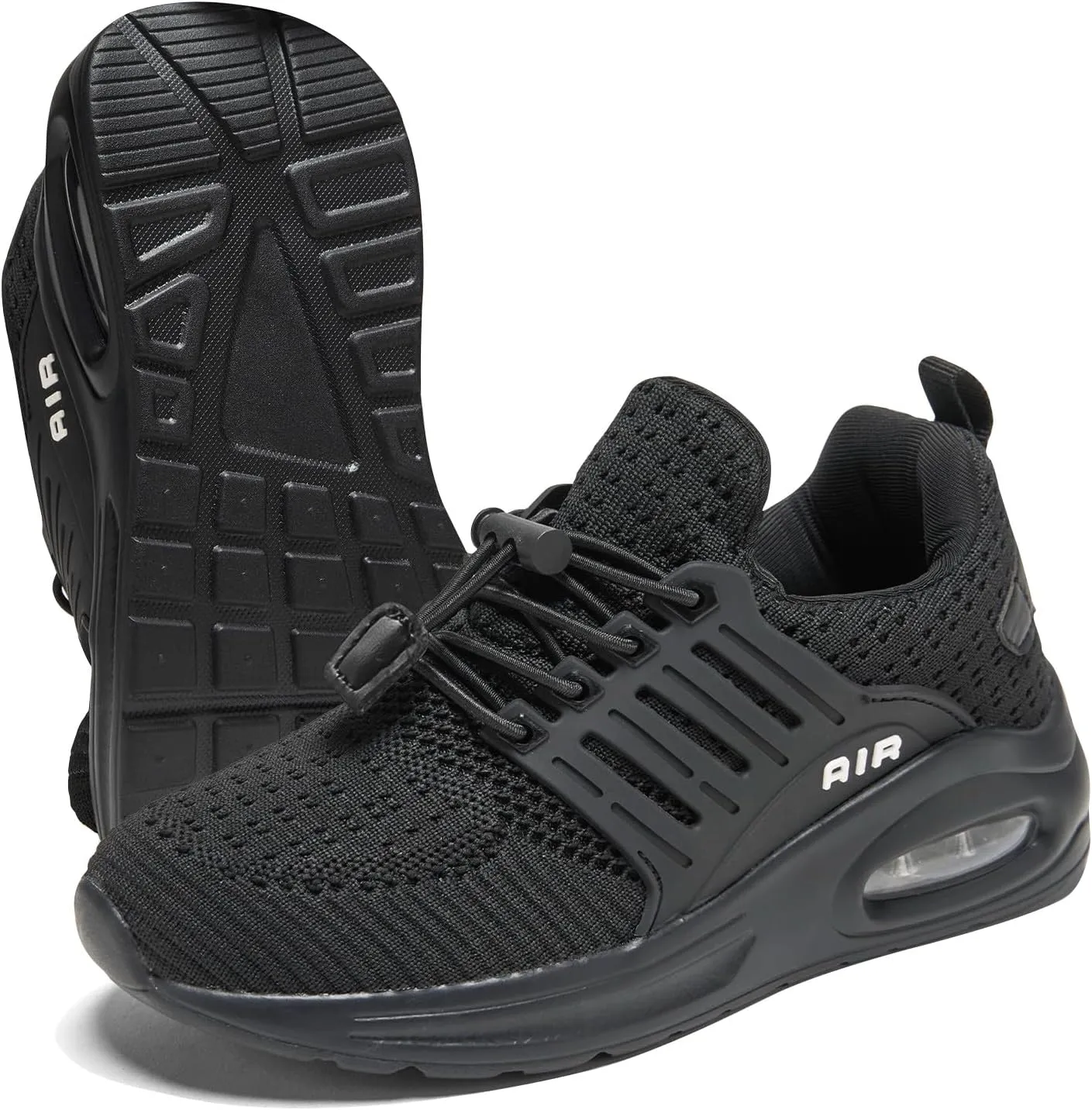 Boy's Fashion Air Running Tennis Shoes Gym Lightweight Slip On Walking Athletic Sneakers