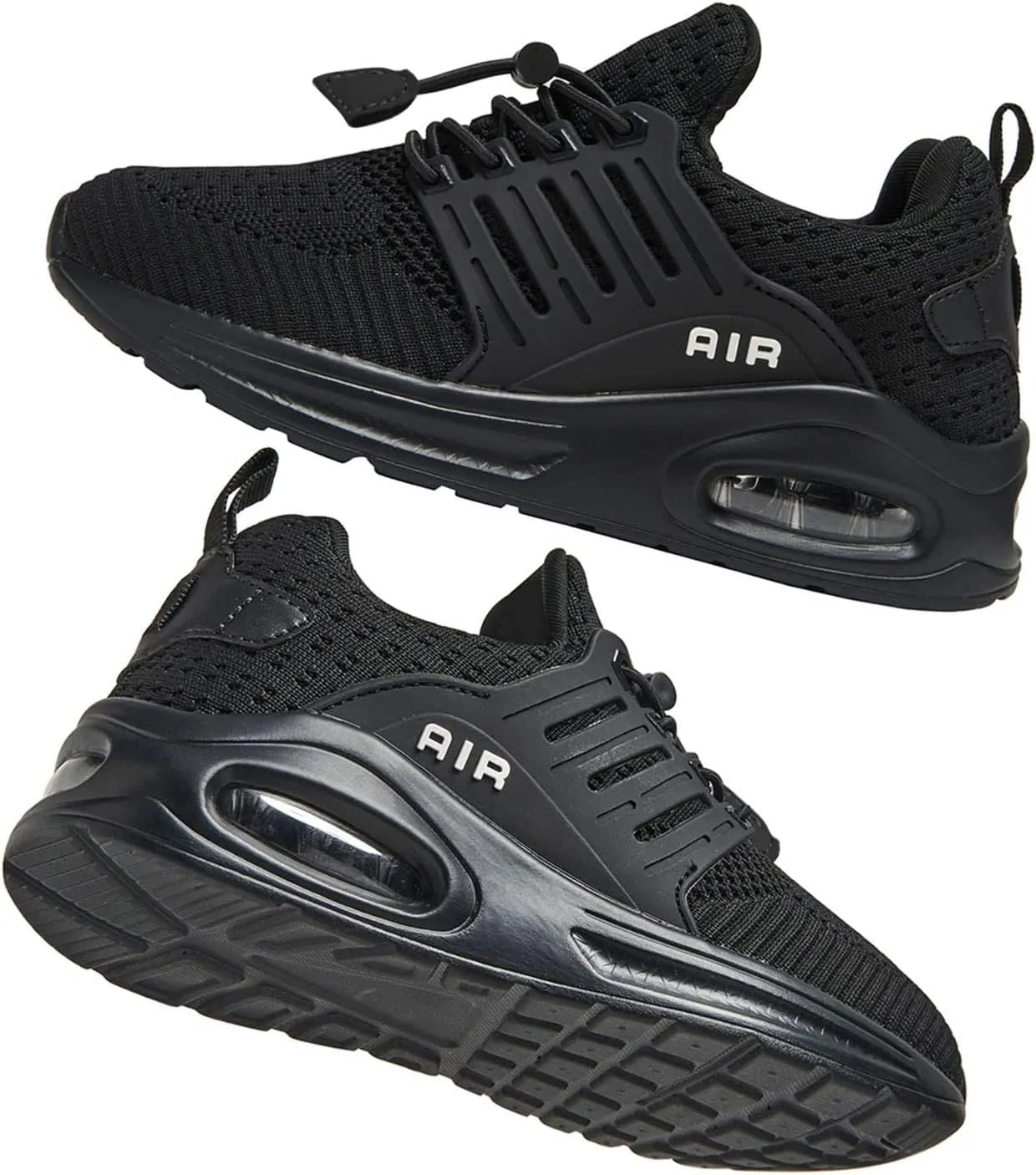 Boy's Fashion Air Running Tennis Shoes Gym Lightweight Slip On Walking Athletic Sneakers