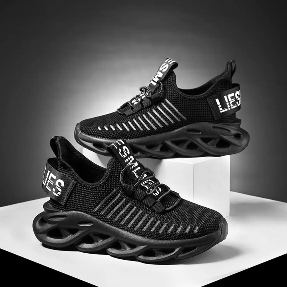 Boys Girls Lightweight Running Shoes Kids Slip On Athletic Walking Sneakers for Toddler/Little Kid/Big Kid