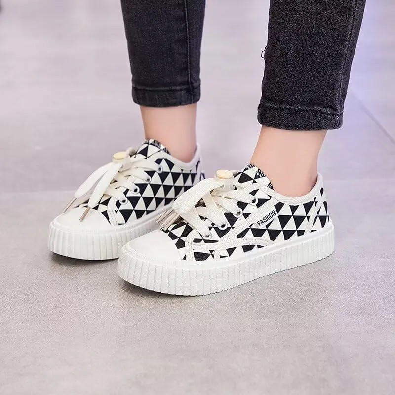 Boys Girls Shoes Kids Canvas Sneakers with Buckle Elastic Shoelaces(Toddler/Little Kid/Big Kid)
