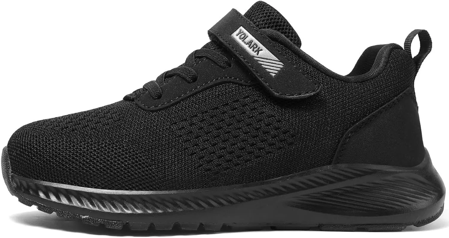Boys Girls Tennis Shoes Kids Lightweight Breathable Sneakers Non-Slip Running Sport Athletic