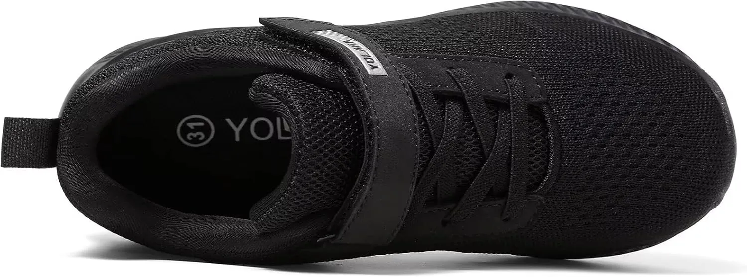 Boys Girls Tennis Shoes Kids Lightweight Breathable Sneakers Non-Slip Running Sport Athletic