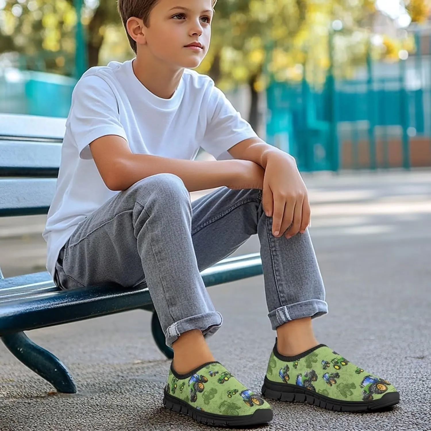 Boys Shoes Fun Design Slip On Shoes for Boys Breathable Summer Wear