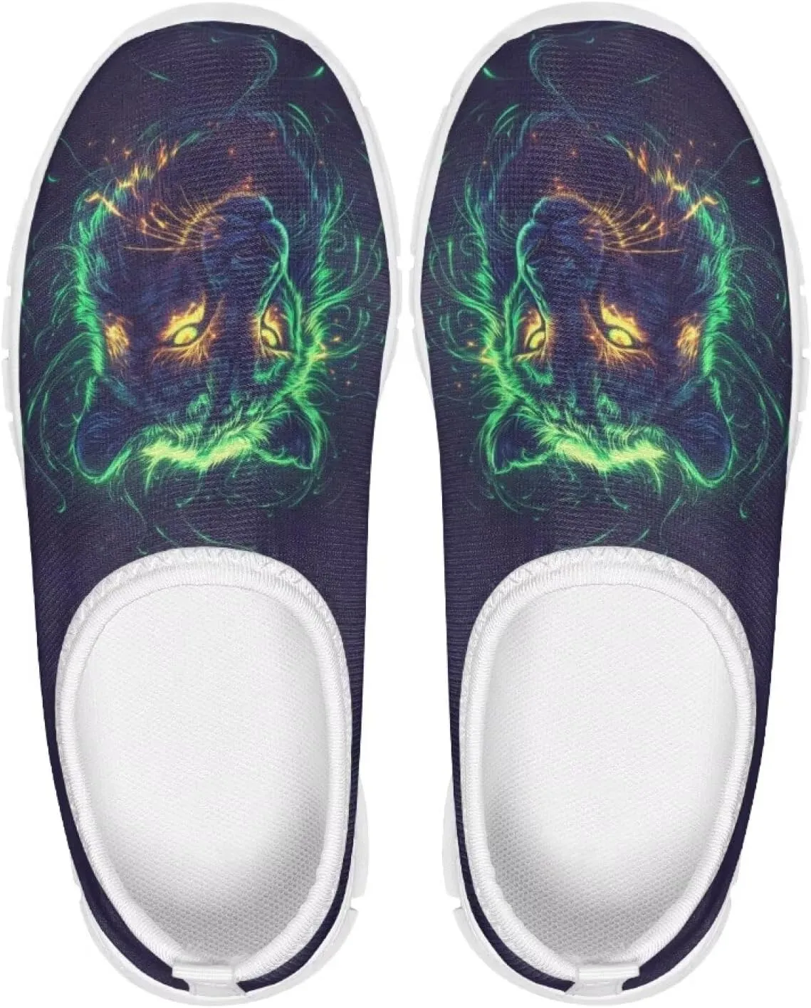 Boys Slip On Shoes Sneakers Cool Kids Tennis Gym Shoes Neon Themed