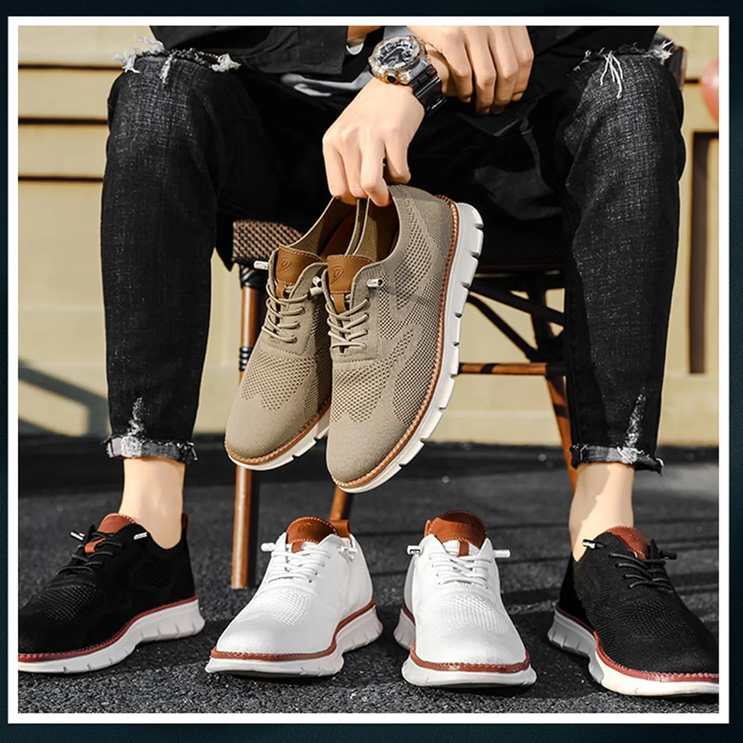 Breeze Shoes - Lightweight Breathable Mesh Sneakers for All-Day Comfort