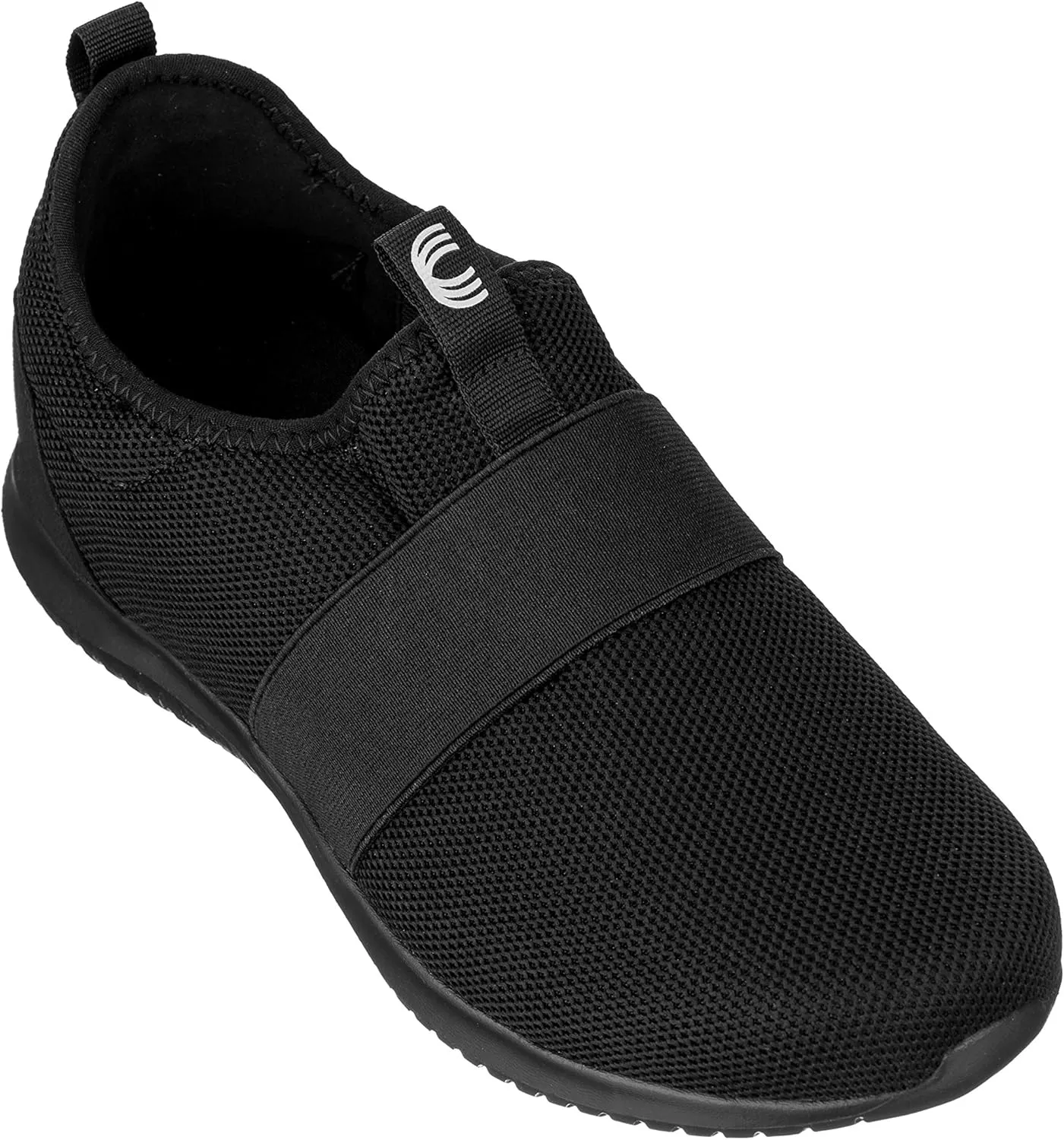 CALTO Men's Invisible Height Increasing Elevator Shoes - Black Ultra Feather Lightweight Sporty Sneakers - 2.1 Inches Taller - Q120 - Size 12 D(M) US