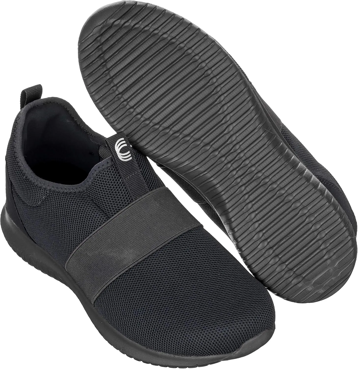 CALTO Men's Invisible Height Increasing Elevator Shoes - Grey Ultra Feather Lightweight Sporty Sneakers - 2.1 Inches Taller - Q121 - Size 10 D(M) US