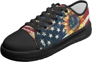 Canvas Shoes for Women Platform Sneakers Slip on Lace-up Walking Flats Outdoor Lightweight Tennis Shoe