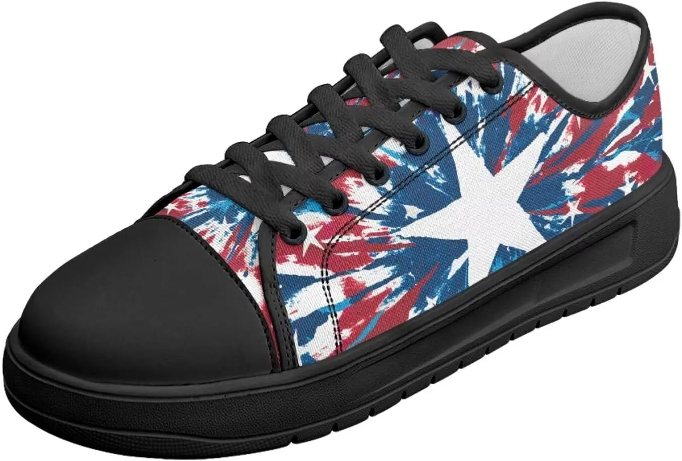 Canvas Shoes for Women Platform Sneakers Slip on Lace-up Walking Flats Outdoor Lightweight Tennis Shoe