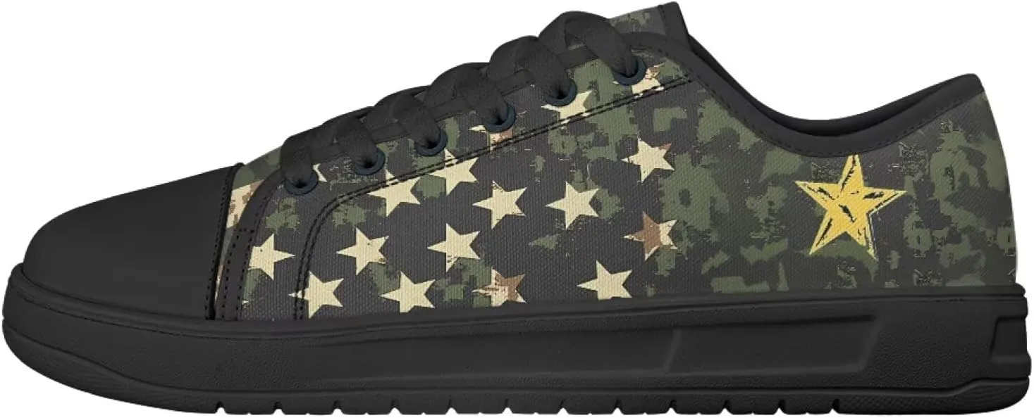 Canvas Shoes for Women Platform Sneakers Slip on Lace-up Walking Flats Outdoor Lightweight Tennis Shoe
